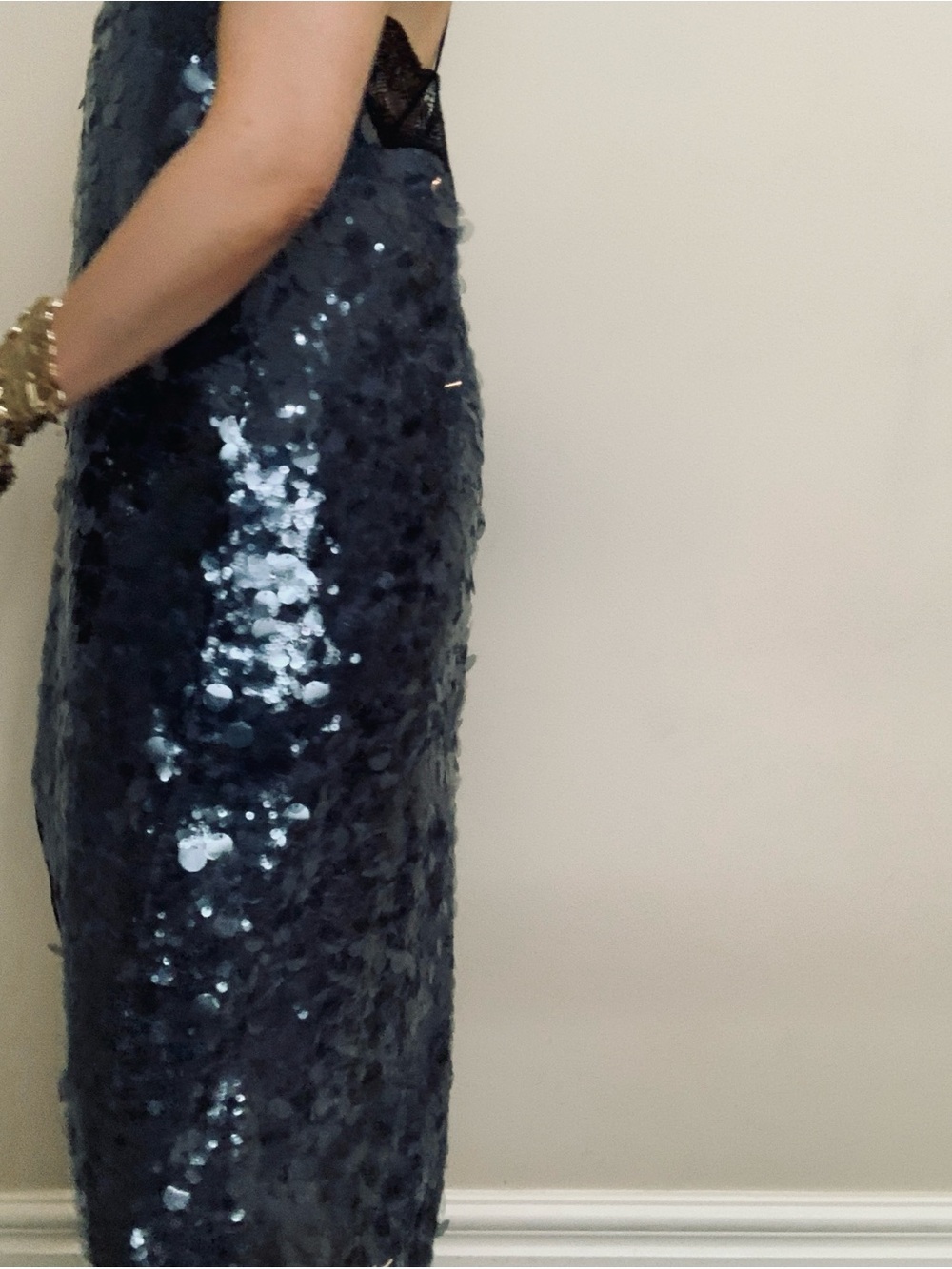 Brand New Zara sequins maxi dress size L - Picture 9 of 14